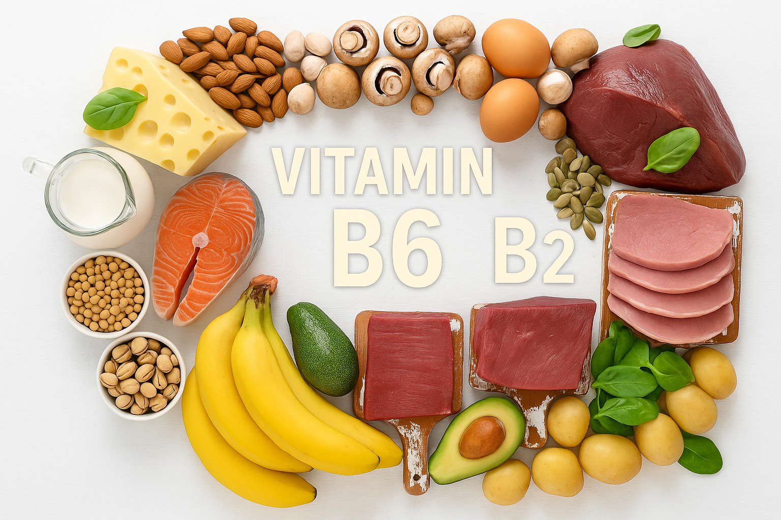Vitamin B6 & B2